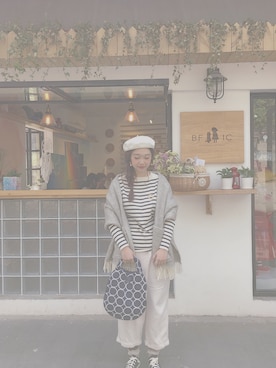 岑小咪さん（レディース・167cm）の春コーディネート