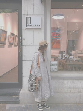 岑小咪さん（レディース・167cm）の春コーディネート