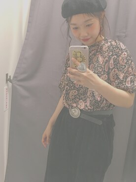 岑小咪さん(レディース・167cm)の夏コーディネート