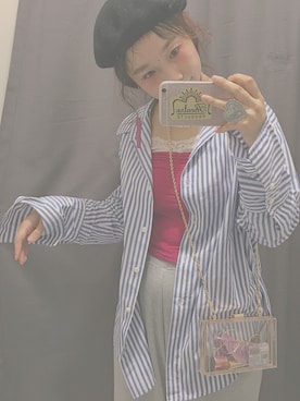 岑小咪さん（レディース・167cm）の夏コーディネート