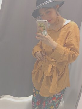 岑小咪さん（レディース・167cm）の夏コーディネート