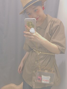 岑小咪さん(レディース・167cm)の夏コーディネート
