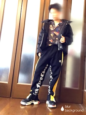「Lui's（ルイス）のアイテム（ダウンジャケット/コート）」を使った、akさん（メンズ・167cm）の冬コーディネート