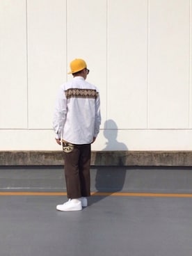 ☈ ¥ ⍨⃝⇑さん（メンズ・175cm）の春コーディネート