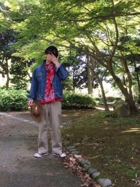 「ジャックパーセル」｜「アイテム（財布/小物）」を使った、☈ ¥ ⍨⃝⇑さん（メンズ・175cm）の春コーディネート