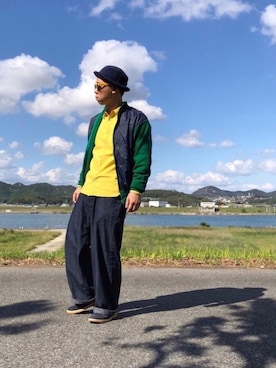 「POINTER（ポインター ）のアイテム」を使った、☈ ¥ ⍨⃝⇑さん（メンズ・175cm）の秋コーディネート