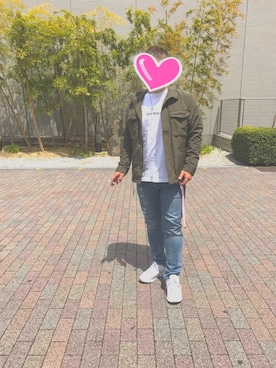 「Right-on（ライトオン）のアイテム（ナイロンジャケット）」を使った、kさん（メンズ・168cm）の春コーディネート