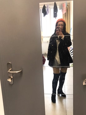 「Etam（エタム）のアイテム」を使った、虫小木さん（レディース・155cm）の秋コーディネート