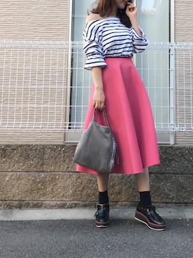 「11AM（-）のアイテム」を使った、m_i_mm_aさん（レディース・160cm）の秋コーディネート