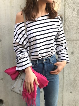 「11AM（-）のアイテム」を使った、m_i_mm_aさん（レディース・160cm）の秋コーディネート