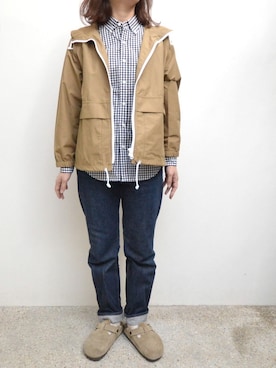 「orcival」｜「アイテム（マウンテンパーカー）」を使った、mountblueさん（レディース・155cm）の冬コーディネート