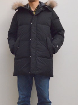 「orcival」｜「アイテム（ダウンジャケット/コート）」を使った、mountblueさん（メンズ・175cm）の秋コーディネート