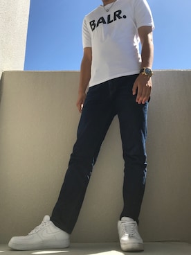 「サッカー」｜「アイテム（アナログ腕時計）」を使った、KNTさん（メンズ・173cm）の春コーディネート