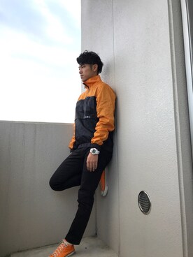 「KITH（キス）のアイテム（腕時計）」を使った、KNTさん（メンズ・173cm）の秋コーディネート