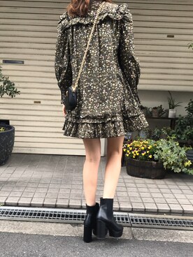 「MARC JACOBS（マークジェイコブス）のアイテム（ワンピース/ドレス）」を使った、愛里さん（レディース・167cm）の春コーディネート