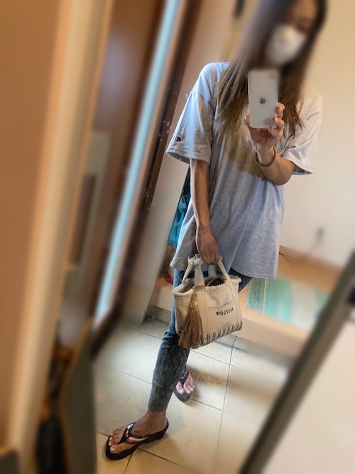 Sandy Championのtシャツ カットソーを使ったコーディネート Wear