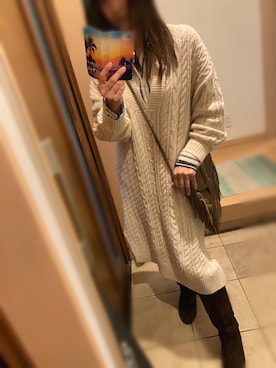 sandyさん（レディース・160cm）の冬コーディネート