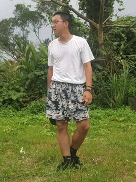 「DW（ディーダブリュー）のアイテム」を使った、soさん（メンズ・169cm）の秋コーディネート