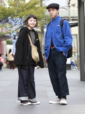 「Cienta（シエンタ）のアイテム」を使った、soさん（メンズ・169cm）の冬コーディネート