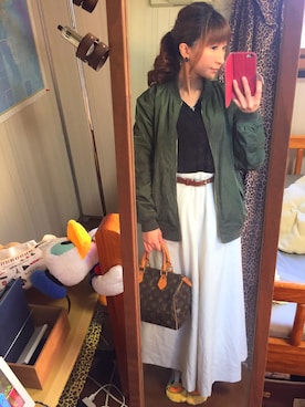 「茨城スナップ」｜「アイテム（ブルゾン）」を使った、reichelさん（レディース・148cm）の冬コーディネート