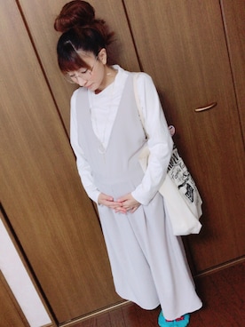 「Honeys（ハニーズ）のアイテム（アクセサリー）」を使った、reichelさん（レディース・148cm）の春コーディネート