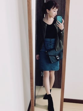「アイテム（ピアス（両耳用））」を使った、reichelさん（レディース・148cm・20代）の冬コーディネート