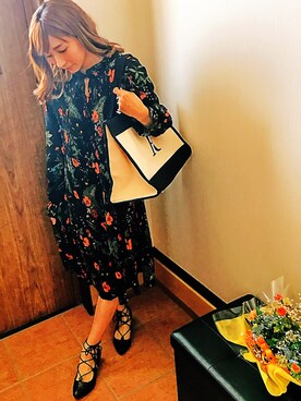 「イニシャルバック」｜reichelさん（レディース・148cm）の春コーディネート