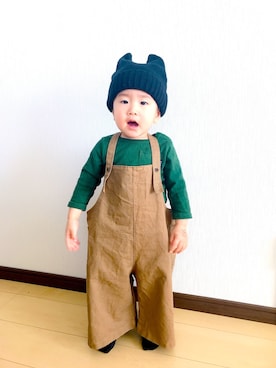 「アイテム（ニットキャップ/ビーニー）」を使った、reichelさん（レディース・148cm・20代）の春コーディネート