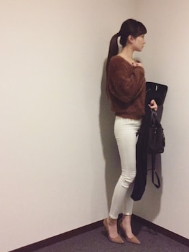 chika Uさん（レディース・164cm）の冬コーディネート