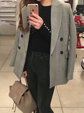 「ヴィトンバッグ」｜chika Uさん（レディース・164cm）の春コーディネート