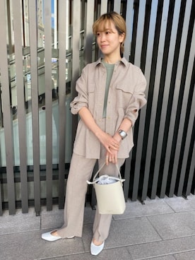 momo Kamataさん（レディース・157cm）の秋コーディネート
