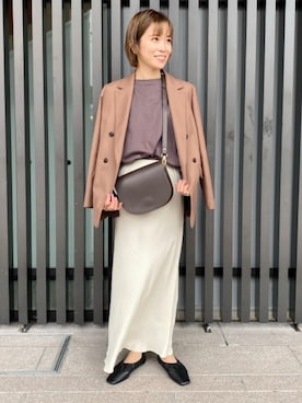 momo Kamataさん（レディース・157cm）の秋コーディネート