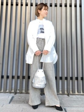 momo Kamataさん（レディース・157cm）の春コーディネート