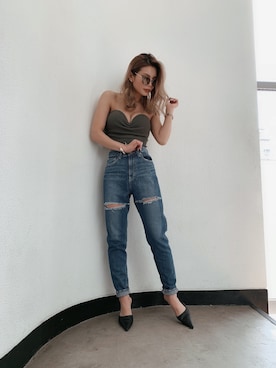 m a oさん（レディース・157cm）の春コーディネート