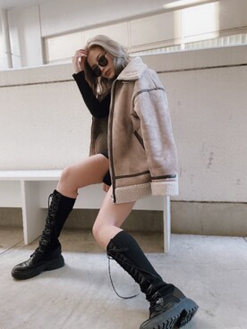 m a oさん（レディース・157cm）の冬コーディネート