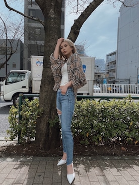 m a oさん（レディース・157cm）の春コーディネート