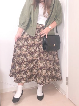 「w closet」｜「アイテム（腕時計）」を使った、🐣さん（レディース・155cm）の秋コーディネート