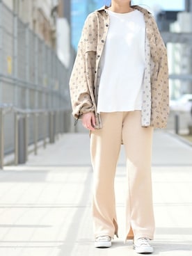 「JOHN'S CLOSET（ジョンズクローゼット）のアイテム」を使った、enamin　相互フォローさん（レディース・155cm）の春コーディネート