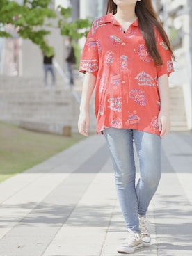 「JOHN'S CLOSET（ジョンズクローゼット）のアイテム」を使った、enamin　相互フォローさん（レディース・155cm）の春コーディネート