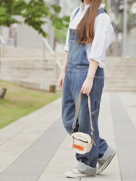 「JOHN'S CLOSET（ジョンズクローゼット）のアイテム」を使った、enamin　相互フォローさん（レディース・155cm）の春コーディネート