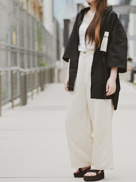 「teva」｜enamin　相互フォローさん（レディース・155cm）の夏コーディネート