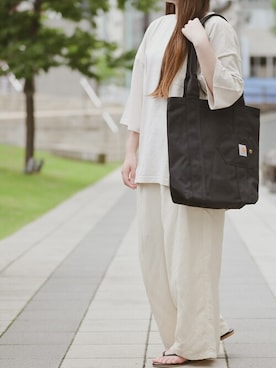 「JOHN'S CLOSET（ジョンズクローゼット）のアイテム」を使った、enamin　相互フォローさん（レディース・155cm）の夏コーディネート