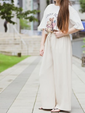 「JOHN'S CLOSET（ジョンズクローゼット）のアイテム」を使った、enamin　相互フォローさん（レディース・155cm）の夏コーディネート