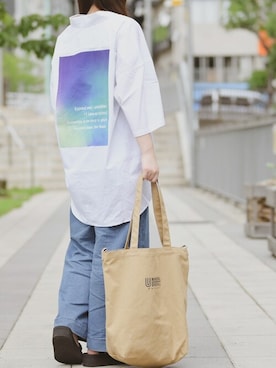 「JOHN'S CLOSET（ジョンズクローゼット）のアイテム」を使った、enamin　相互フォローさん（レディース・155cm）の夏コーディネート