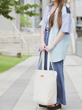 「JOHN'S CLOSET（ジョンズクローゼット）のアイテム」を使った、enamin　相互フォローさん（レディース・155cm）の夏コーディネート