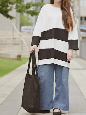 「JOHN'S CLOSET（ジョンズクローゼット）のアイテム」を使った、enamin　相互フォローさん（レディース・155cm）の秋コーディネート