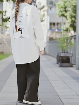 「JOHN'S CLOSET（ジョンズクローゼット）のアイテム」を使った、enamin　相互フォローさん（レディース・155cm）の秋コーディネート