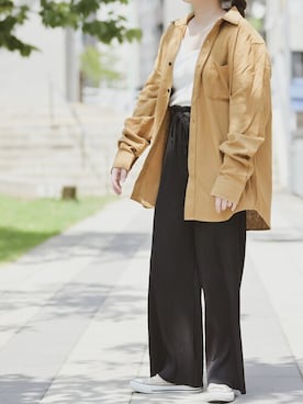「JOHN'S CLOSET（ジョンズクローゼット）のアイテム」を使った、enamin　相互フォローさん（レディース・155cm）の秋コーディネート