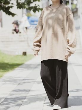 「JOHN'S CLOSET（ジョンズクローゼット）のアイテム」を使った、enamin　相互フォローさん（レディース・155cm）の秋コーディネート