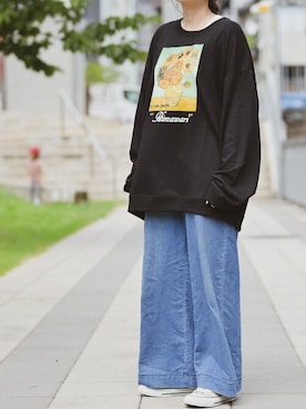 「JOHN'S CLOSET（ジョンズクローゼット）のアイテム」を使った、enamin　相互フォローさん（レディース・155cm）の秋コーディネート